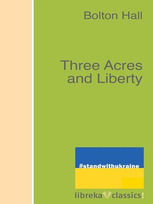 cover image of Three Acres and Liberty